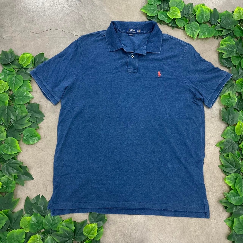Polo Ralph Lauren Washed Blue Classic Fit Polo Shirt